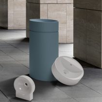 Kolomwastafel MonoTwin Slim Cenere