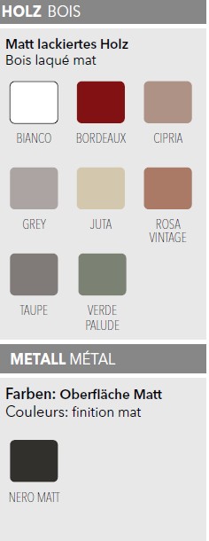 Denver Kleuren mogelijkheden plank en ladenkast