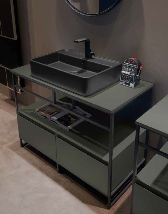 Denver meubel Verde Palude met Miniwash60 wastafel